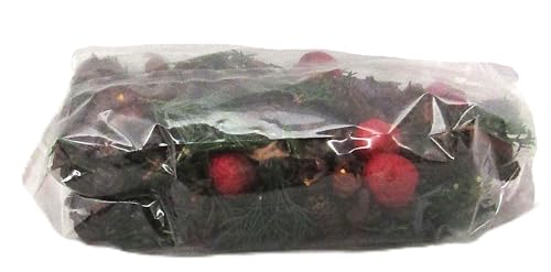 Shoots, Roots & Leather Boots Christmas Thyme Potpourri – 4 Cup Bag – Maine Balsam & Adirondack Pine Scent – Handmade Holiday Bowl Filler – Rustic Winter Home Décor
