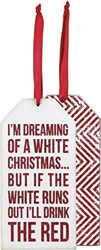 Bottle Tag - White Christmas - anything4home
