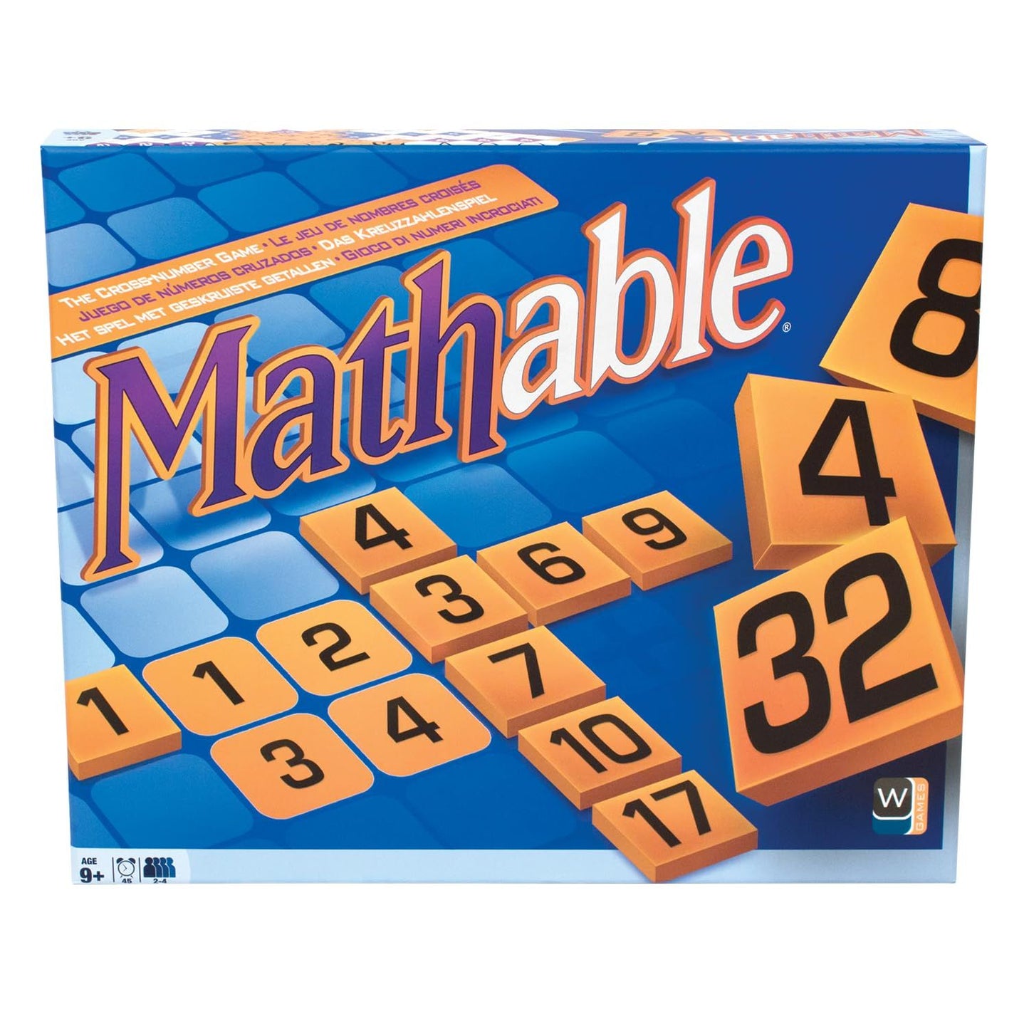 Family Games America Mathable Math Game for Kids, Tile Set, Teach Counting and Calculation Skills - anything4home