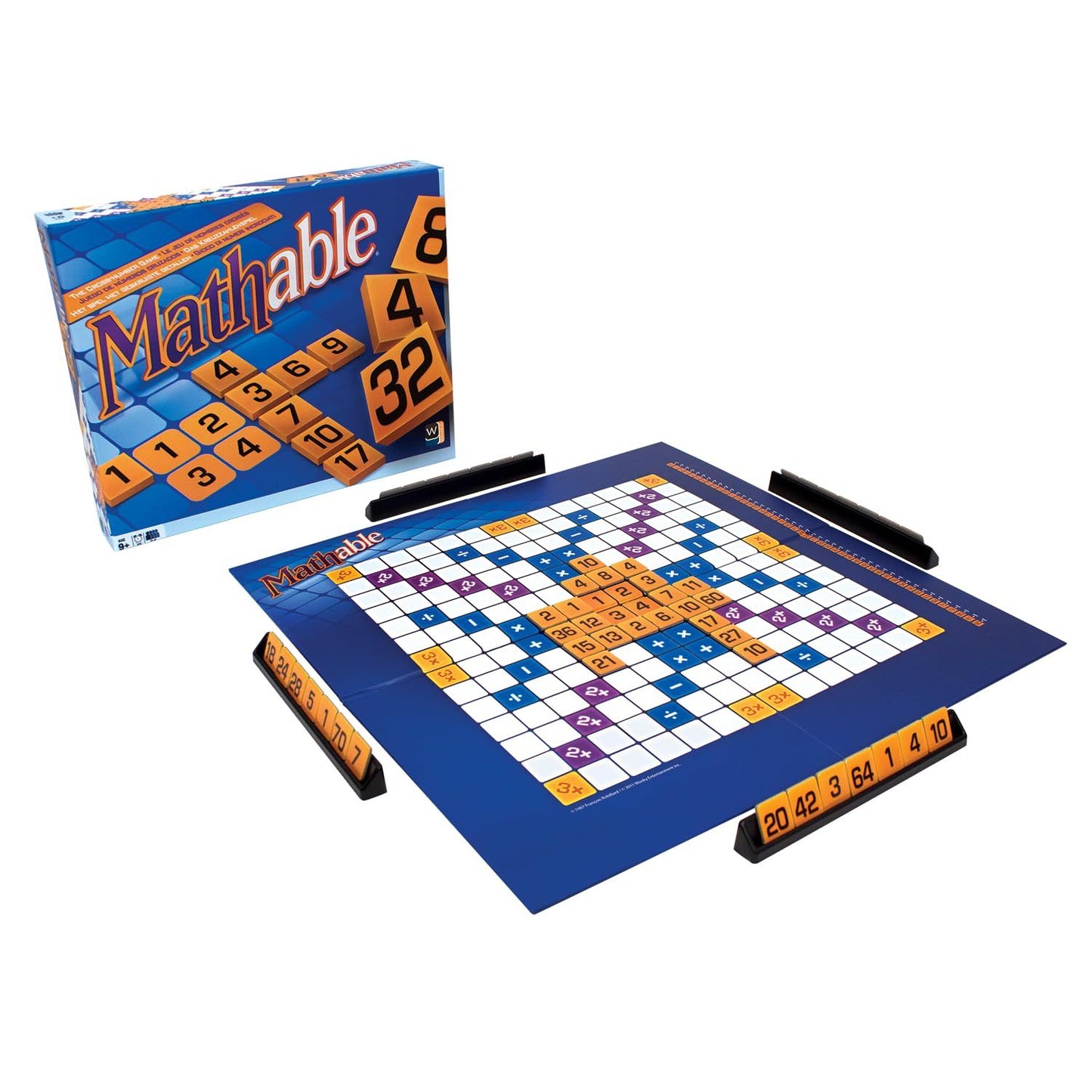 Family Games America Mathable Math Game for Kids, Tile Set, Teach Counting and Calculation Skills - anything4home