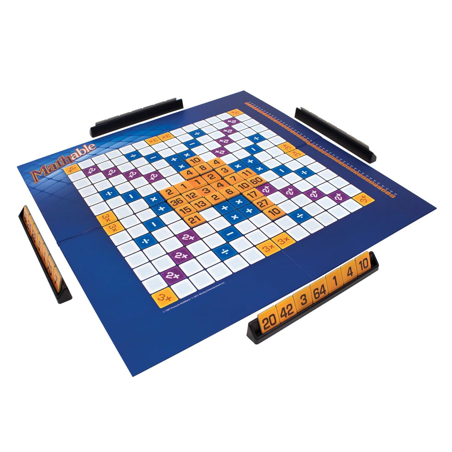 Family Games America Mathable Math Game for Kids, Tile Set, Teach Counting and Calculation Skills - anything4home