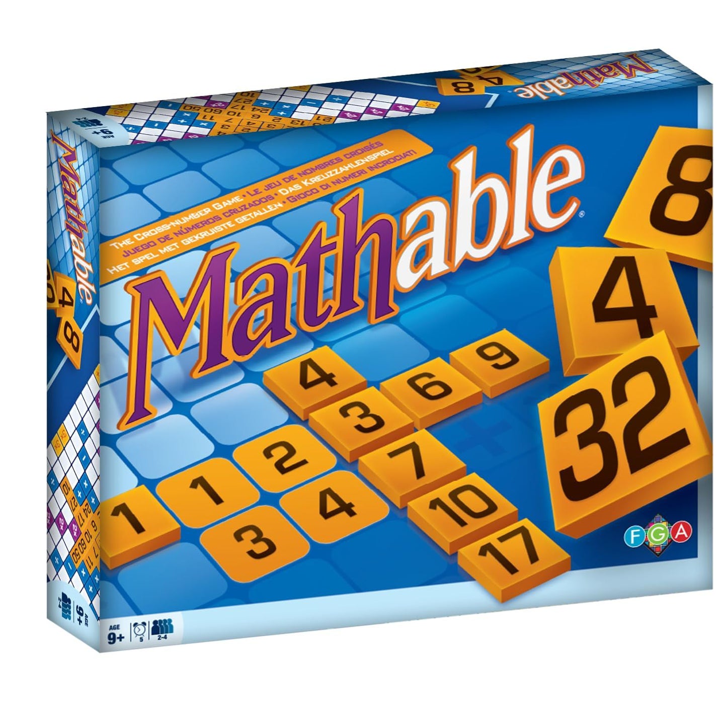 Family Games America Mathable Math Game for Kids, Tile Set, Teach Counting and Calculation Skills - anything4home