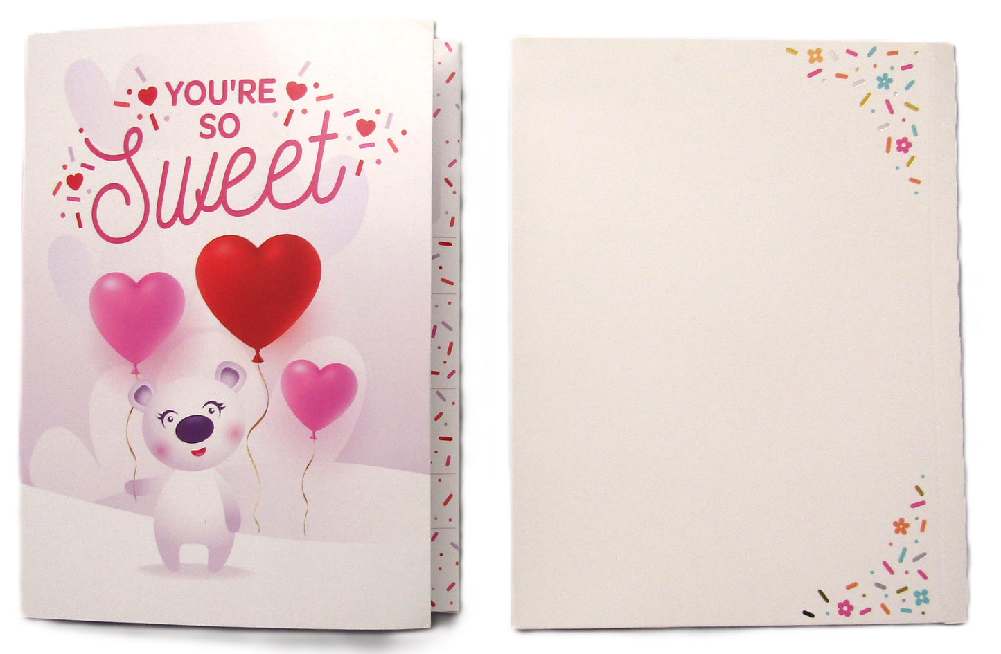 You're So Sweet Instacake Card Red Velvet Cake with Vanilla Frosting