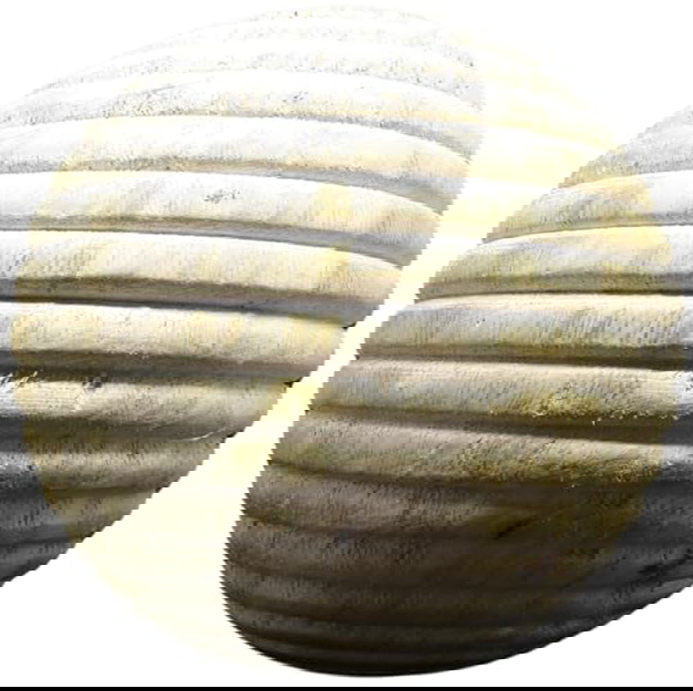 PD Home & Garden Carved Decorative Striped Whitewashed Wood Ball , Bowl, Vase, or Jar Filler 4 inch diameter - anything4home