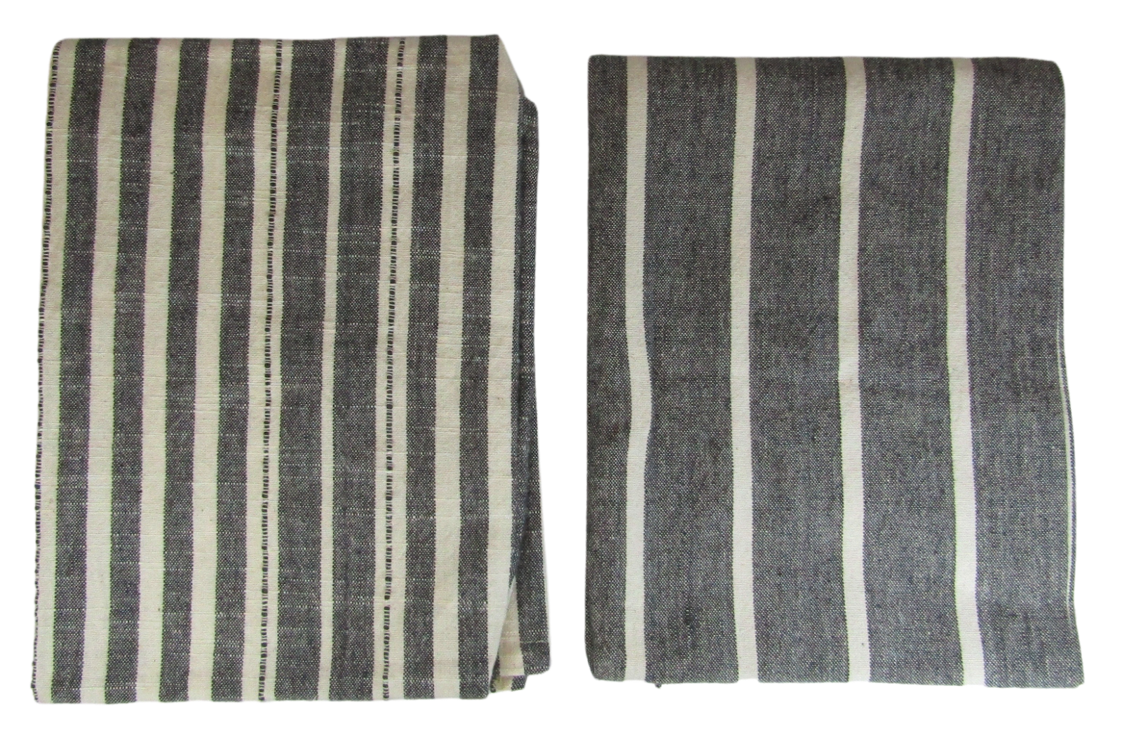 PD Home & Garden Set of Two Grey Stripe Kitchen Farmhouse Cotton Dish Towels - anything4home
