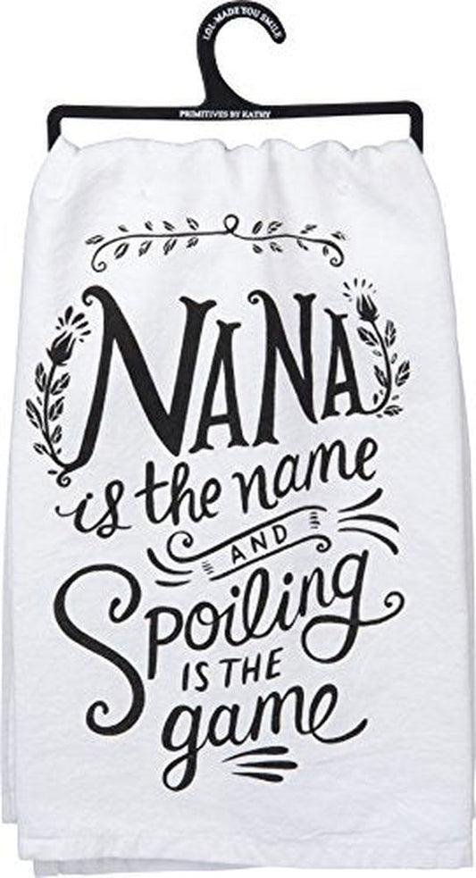 Primitives by Kathy LOL Cotton Dish Towel, Nana is The Name - anything4home