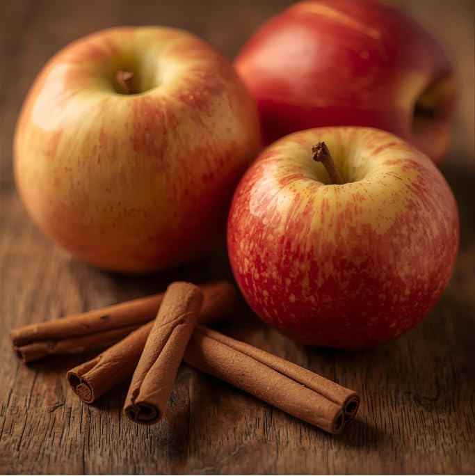 Fresh apples with cinnamon sticks for Apple Cinnamon Potpourri Spray from Shoots, Roots & Leather Boots