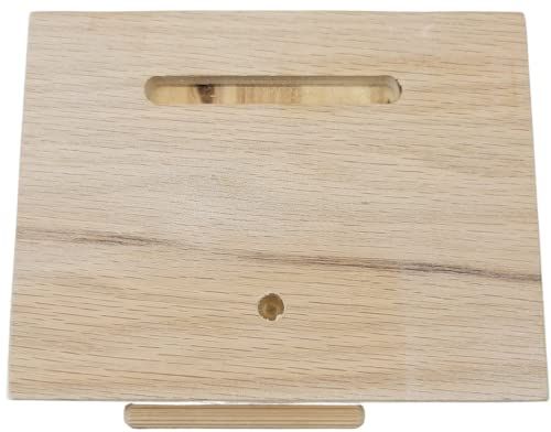 Wooden stand base for it's all shits and giggles sign by Poor Boy Woodworks made from natural wood