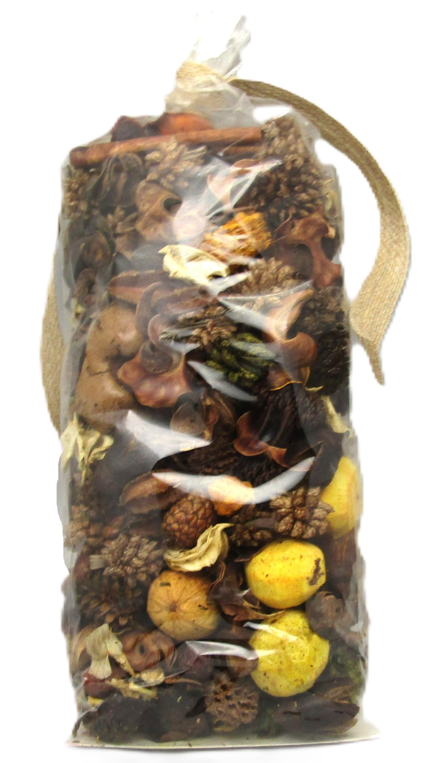 Shoots Roots and Leather Boots banana nut bread potpourri in clear bag with natural dried decorative elements
