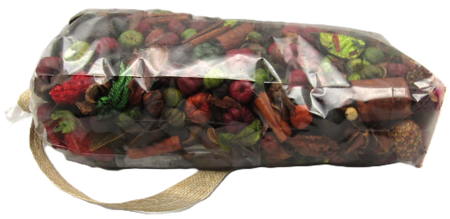 Shoots Roots Leather Boots apple cinnamon potpourri sachet with dried fruit and cinnamon sticks for home fragrance