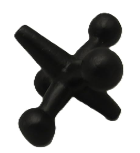 Black contemporary jack sculpture for home decor by PD Home and Garden