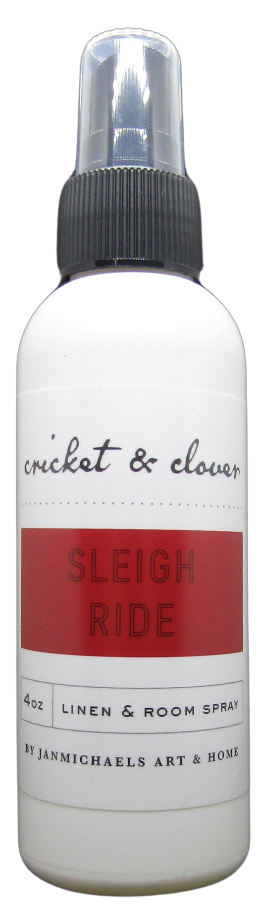 Cricket and Clover Sleigh Ride linen and room spray 4 oz holiday scented home spray for seasonal freshness