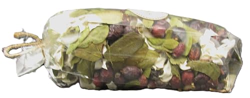 Honeysuckle potpourri bag featuring dried petals and leaves for a fragrant home decor accent
