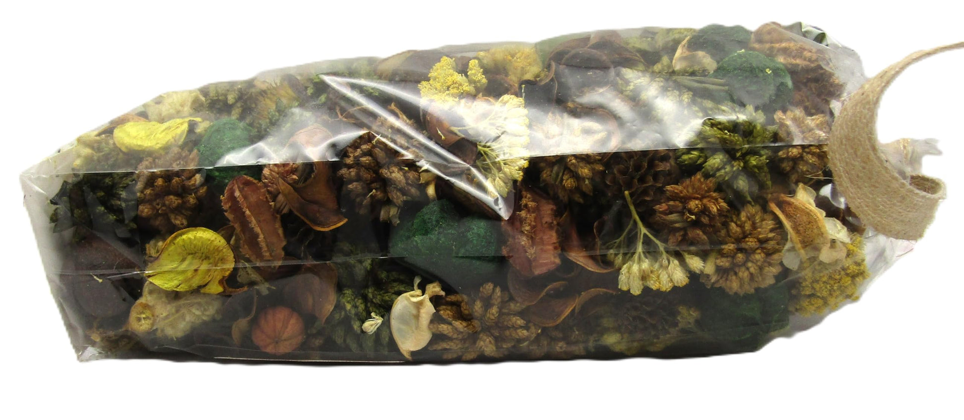 Shoots Roots and Leather Boots Honeysuckle potpourri blend with dried flowers and pinecones in clear bag