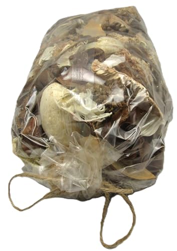 Just Browsing cinnamon potpourri bag with mixed dried natural botanicals in a clear plastic wrap