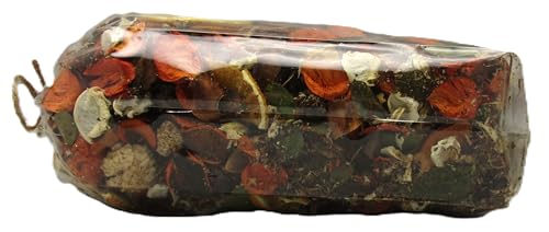 Just Browsing citrus scented home decor with dried orange and botanical elements in a wrapped decorative bundle