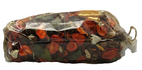 Just Browsing citrus scented home decor dried potpourri in clear plastic bag with natural orange and brown elements