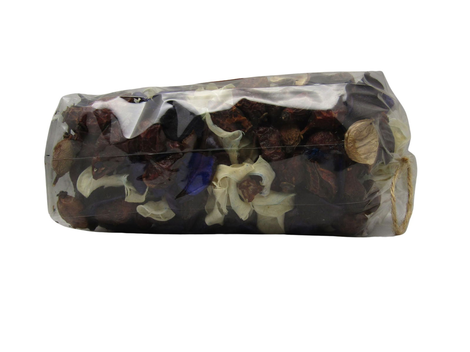 Just Browsing ocean breeze potpourri bowl filler in clear bag with mixed dried petals pods and shells