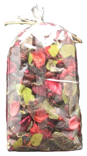 Just Browsing potpourri for room fragrance in clear bag with mixed dried leaves and petals