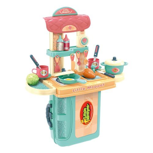 Family Games America kids carrycase play set with toy kitchen utensils and cooking accessories
