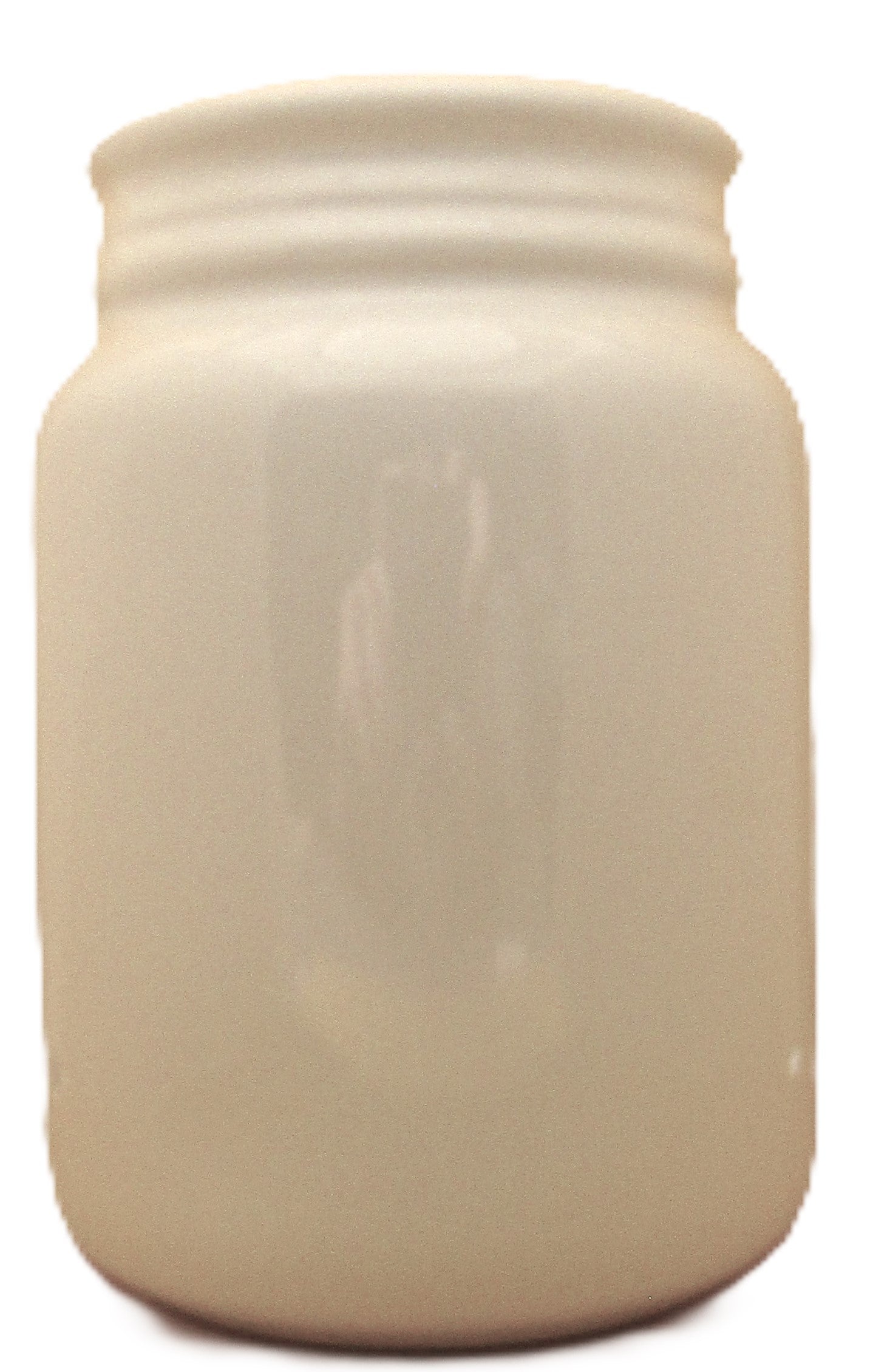 Home Essentials beige ceramic kitchen sink scrubby holder with simple jar design