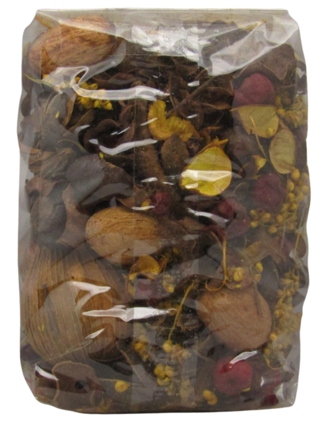 Old Candle Barn lemon scented bowl filler potpourri with dried natural elements in clear plastic bag