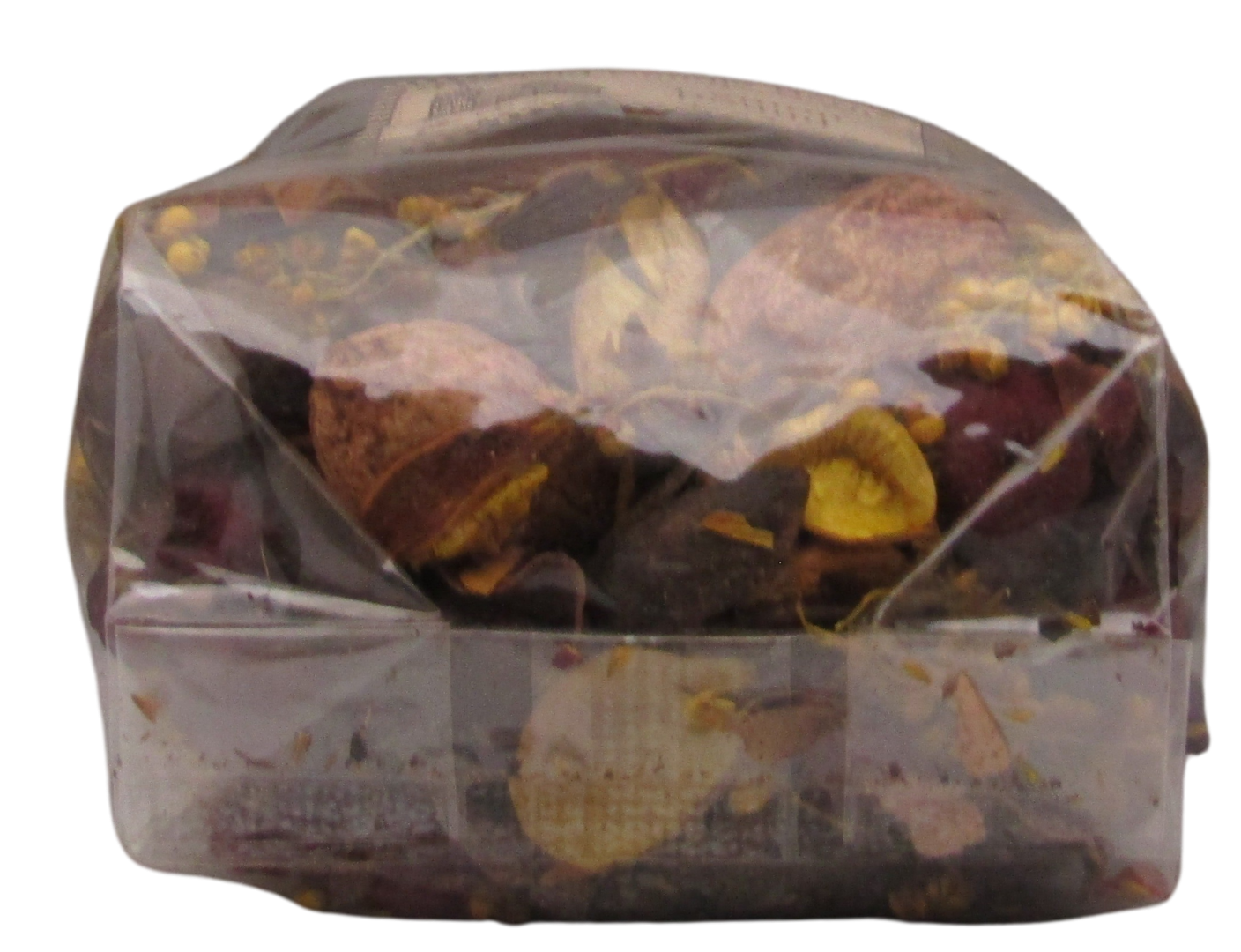 Old Candle Barn lemon scented bowl filler potpourri mix in clear plastic packaging