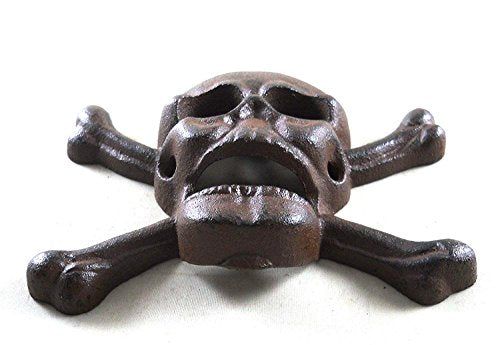 Moby Dick Specialties iron skull and crossbones decor for pirate theme kitchen accessories