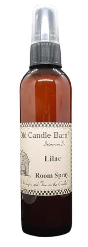 The Old Candle Barn Potpourri Room Spray Oil 4 Ounce Bottle (Lilac)