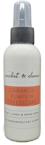 Cricket & Clover Cinnamon Pumpkin Cheesecake Potpourri Room Spray 4 Ounce Bottle