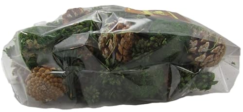 Shoots, Roots & Leather Boots Evergreen & Moss Potpourri – 5 Cup Bag – Handcrafted Botanical Bowl Filler with Pinecones & Green Moss – Fresh Woodland Fragrance – Handmade in Tennessee