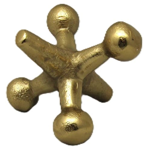 PD Home & Garden 4.5-Inch Gold Aluminum Jack Décor – Modern Metal Accent for Tables, Shelves & Mantels