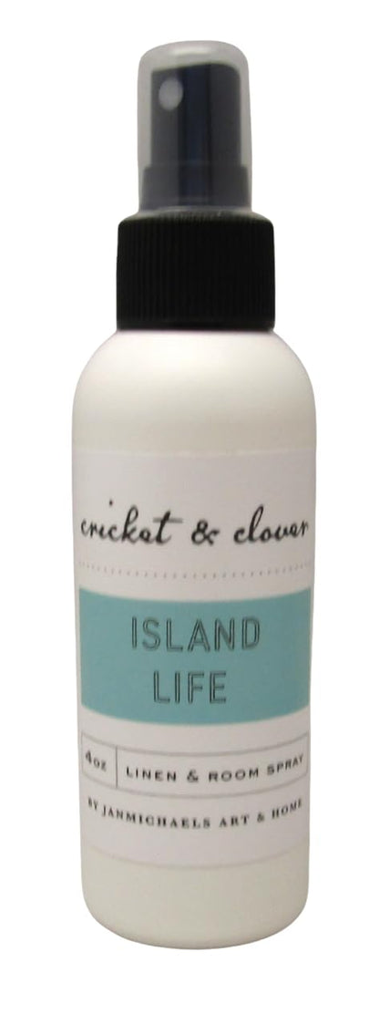 Cricket & Clover Island Life Room & Linen Spray, 4 fl oz – front view