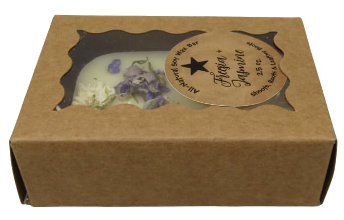 Freesia Jasmine Wax Melt Bar detail – handcrafted small-batch wax melt