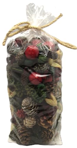Shoots, Roots & Leather Boots Christmas Tree Potpourri – 5 Cup Bag – Pine & Balsam Fir Scent – Handmade Holiday Bowl Filler – Rustic Winter Home Décor
