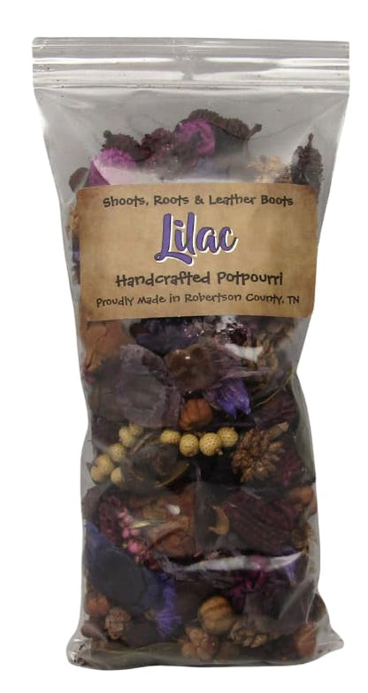 Lilac Potpourri Bowl Filler by Shoots, Roots & Leather Boots – 3-cup floral botanical potpourri