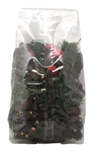 Shoots, Roots & Leather Boots Christmas Thyme Potpourri – 4 Cup Bag – Maine Balsam & Adirondack Pine Scent – Handmade Holiday Bowl Filler – Rustic Winter Home Décor