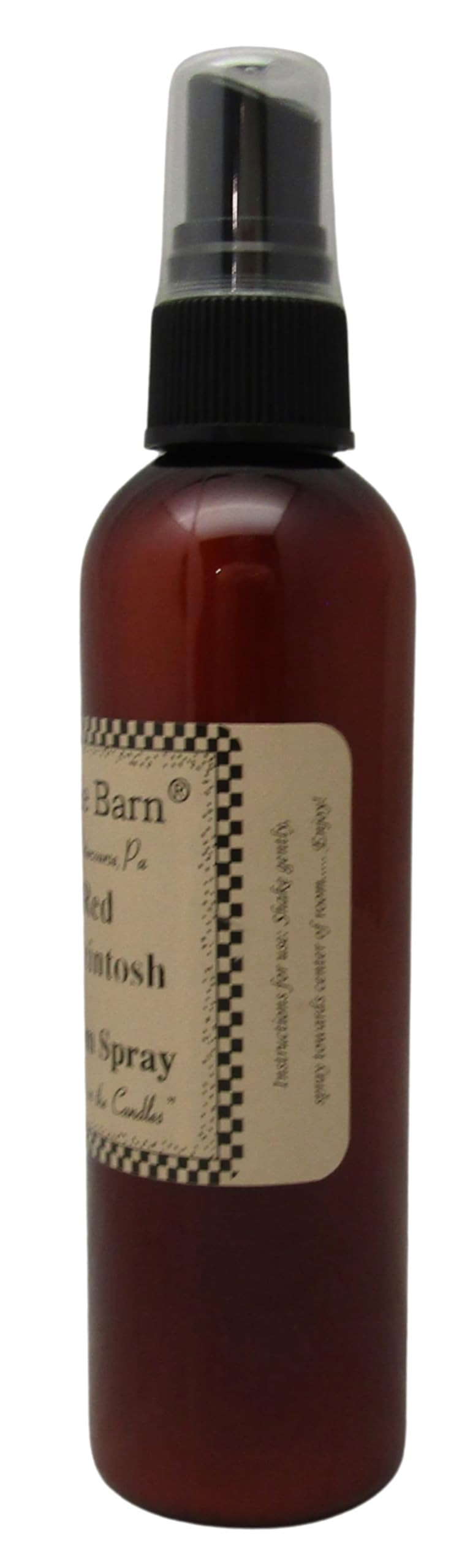 Old Candle Barn Red Macintosh Room Spray, 4 fl oz – packaging view
