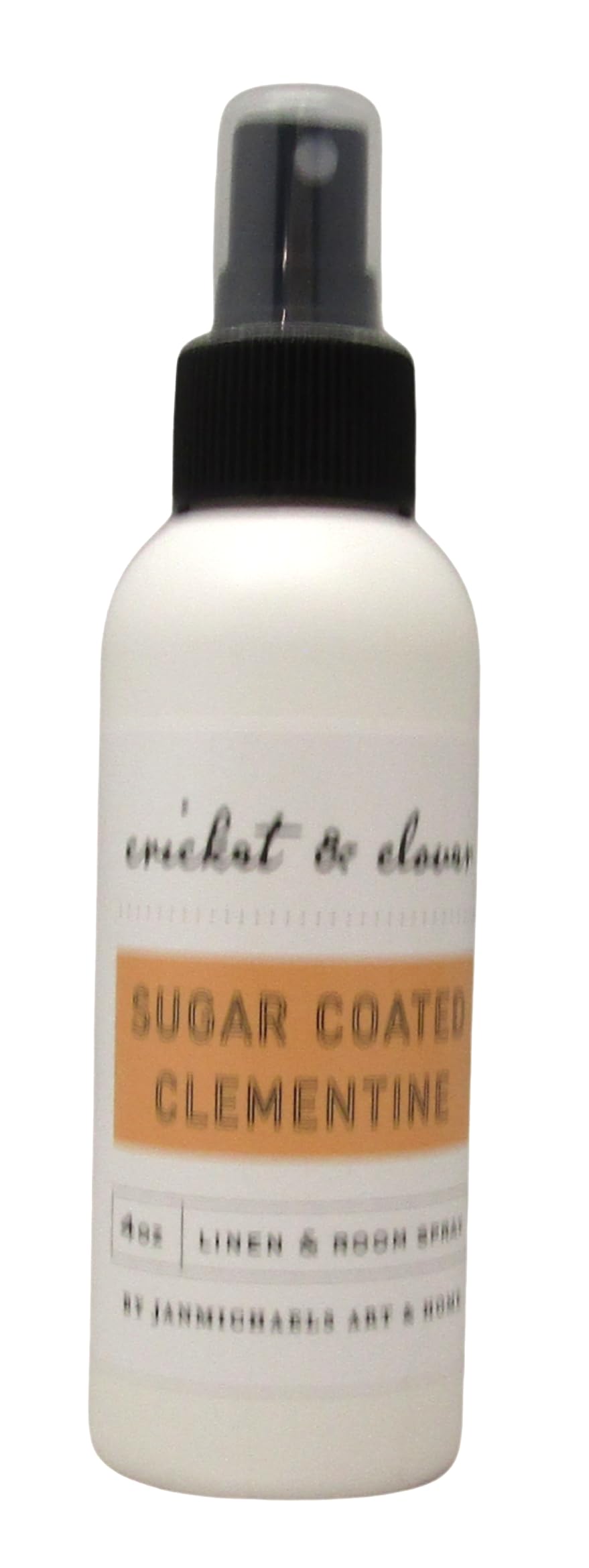 Cricket & Clover Sugar Coated Clementine Room & Linen Spray, 4 fl oz – front view
