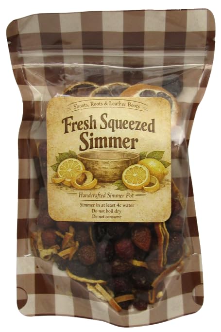 Fresh Squeezed Citrus Simmer Potpourri by Shoots, Roots & Leather Boots – with 15ml fragrance oil vial