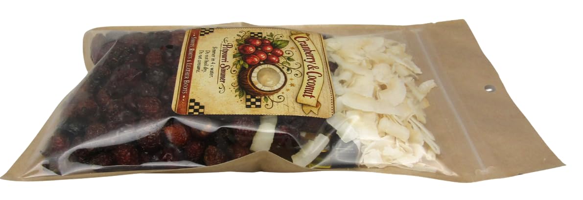 Cranberry Coconut Simmer Pot detail – handcrafted in small batches in Tennessee