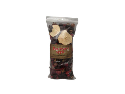 Shoots, Roots & Leather Boots Barnyard Apple Decorative Potpourri, 3 Cup Bag – front view