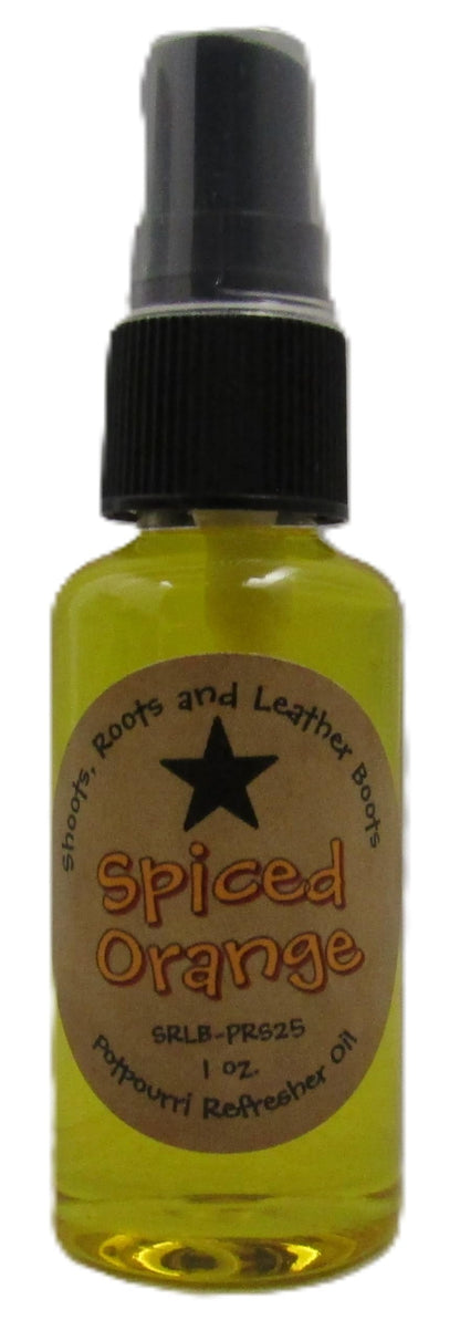 Shoots, Roots & Leather Boots Spiced Orange Potpourri Refresher Spray – 1 oz Pump Bottle