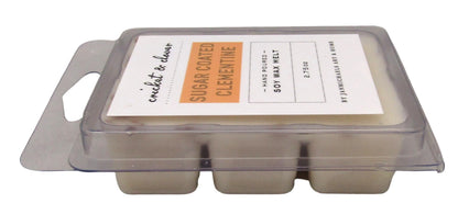 Cricket & Clover Sugar Coated Clementine Soy Wax Melt, 2.75 oz – packaging view