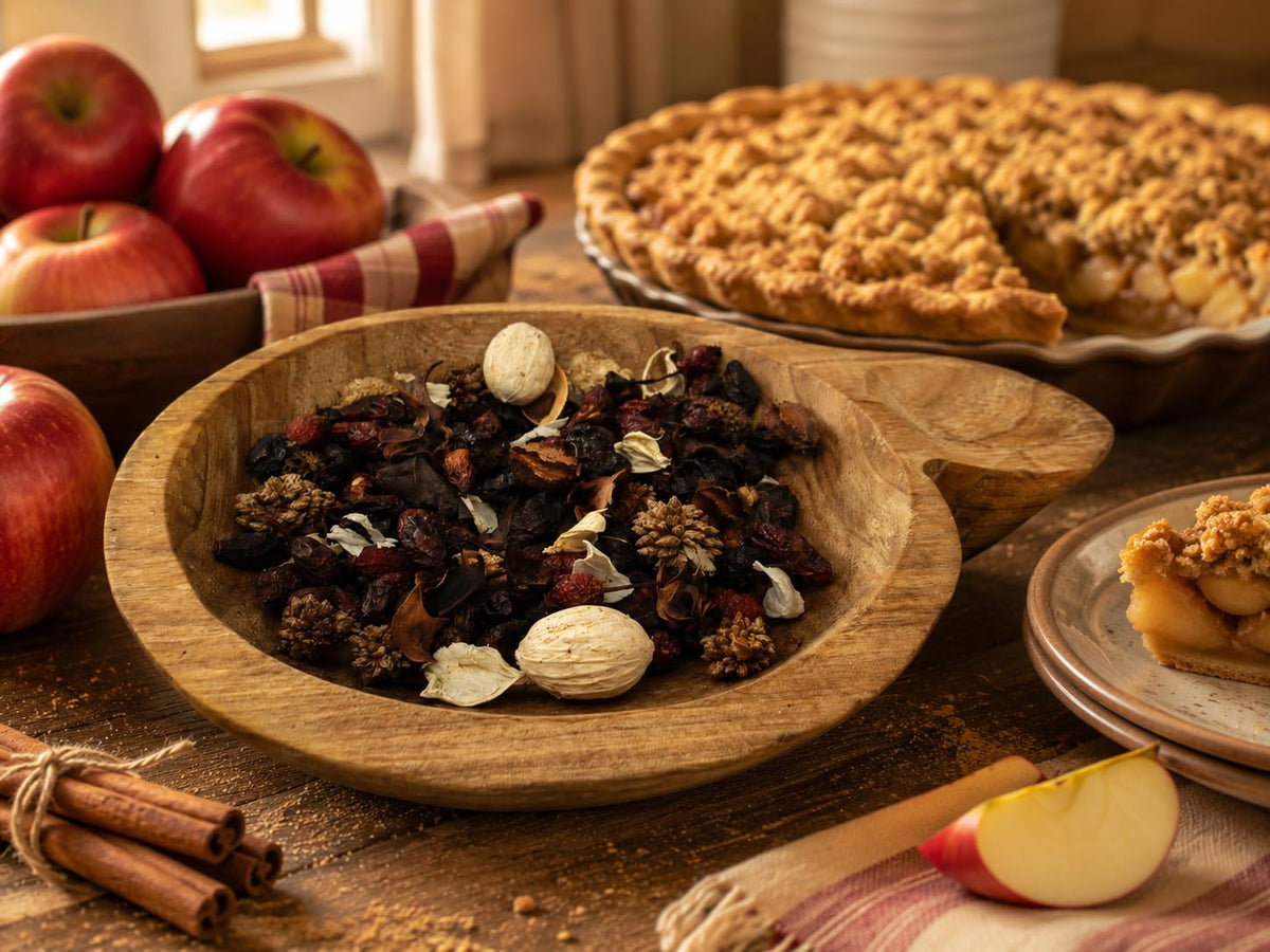 Just Browsing Dutch Apple Pie Decorative Potpourri, 2 Cup Bag – close-up detail
