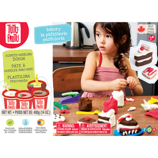 Tutti Frutti rehydratable, blendable, scented modeling dough kit: Bakery