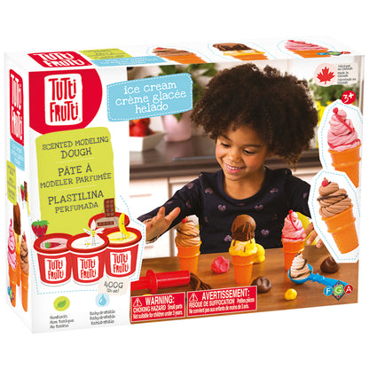 Tutti Frutti rehydratable, blendable, scented modeling dough kit: Ice Cream