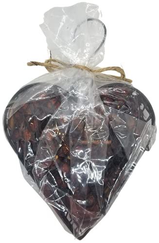 Barn Owl Botanicals Cinnamon Potpourri Heart Chicken Wire Mesh - anything4home