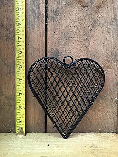 Barn Owl Botanicals Cinnamon Potpourri Heart Chicken Wire Mesh - anything4home