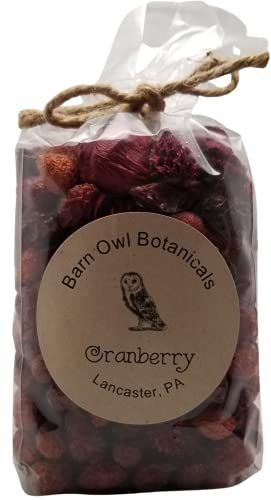 Barn Owl Botanicals Cranberry Potpourri Half Pound Bag - anything4home